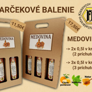 Medovina v darčekovom balení