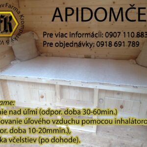 Apiterapia v Apidomčeku